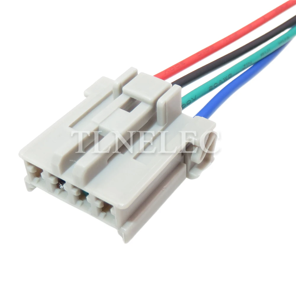 4 Pin Way Auto Oxygen Sensor Unsealed Connector with Wires Automotive Wire Harness Sockets 6098-0243