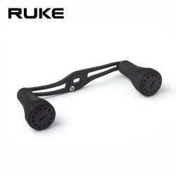Ruke 1pc fishing reel handle Alloy Aluminum double rocker Length 120mm 7*4/8*5mm holes suit Dai/Shi/Ab reel handle DIY accessory