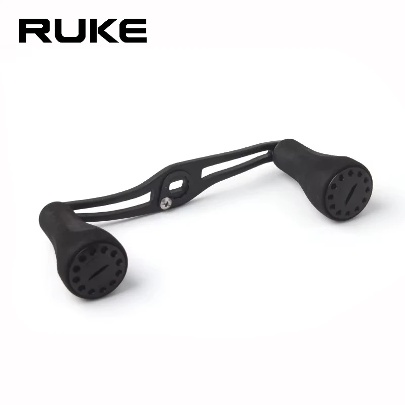 Ruke 1 szt. Uchwyt kołowrotka wędkarskiego stop aluminium podwójny rocker długość 120mm 7*4/8*5mm otwory garnitur Dai/Shi/Ab uchwyt kołowrotka akcesoria zrób to sam