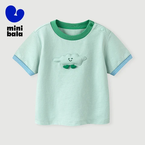 Детские футболки MINI BALA хлопковые цветные