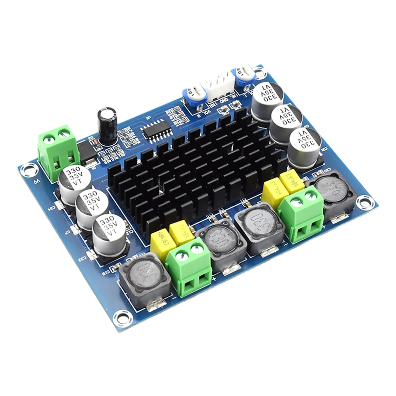 XH-M543 High Power Digital Power Amplifier Board TPA3116D2 Audio Amplifier Module Class D Double Channel 2*120W