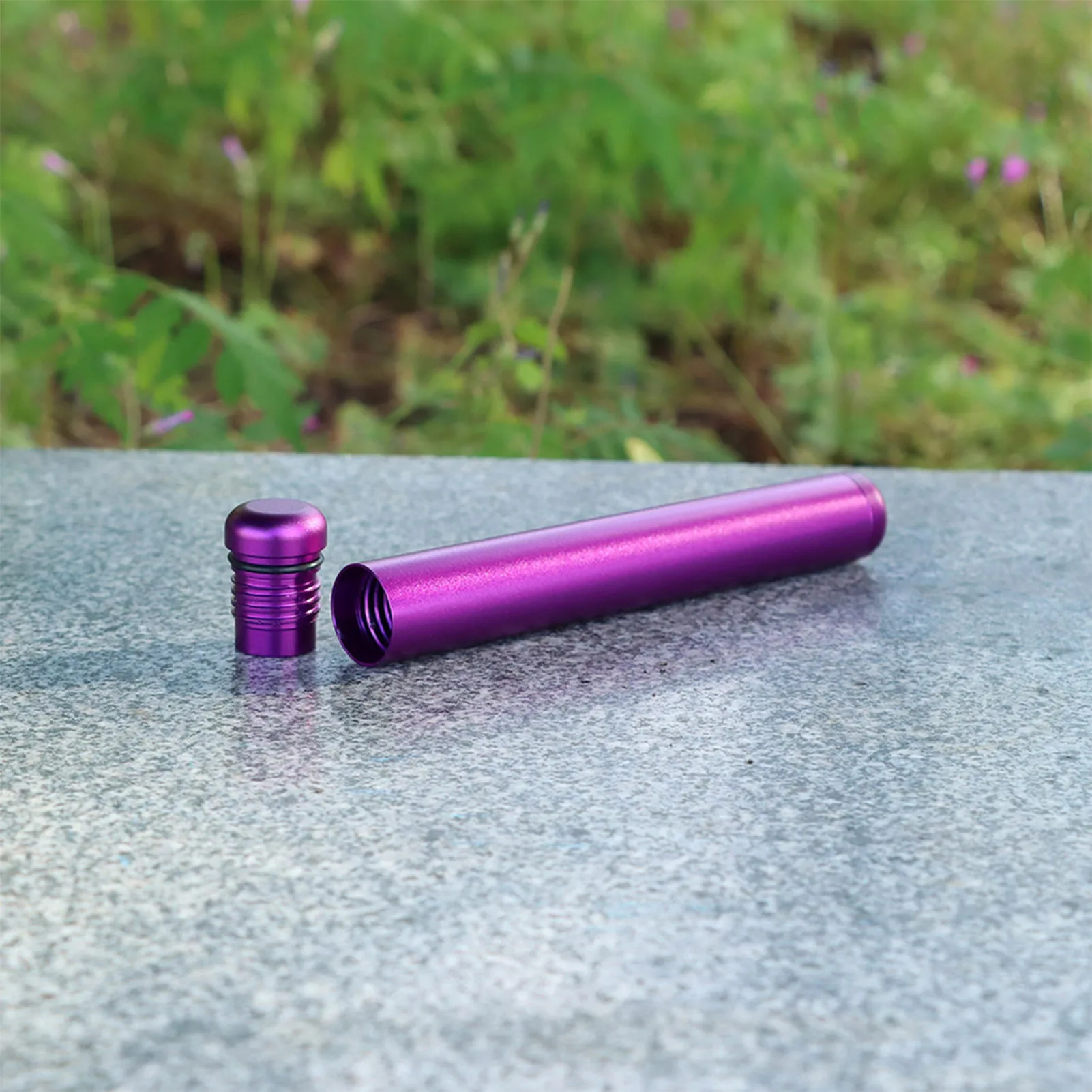 

Aluminum Storage Tube Container Smell Proof Metal Tube Container Gift for Friends Family Members