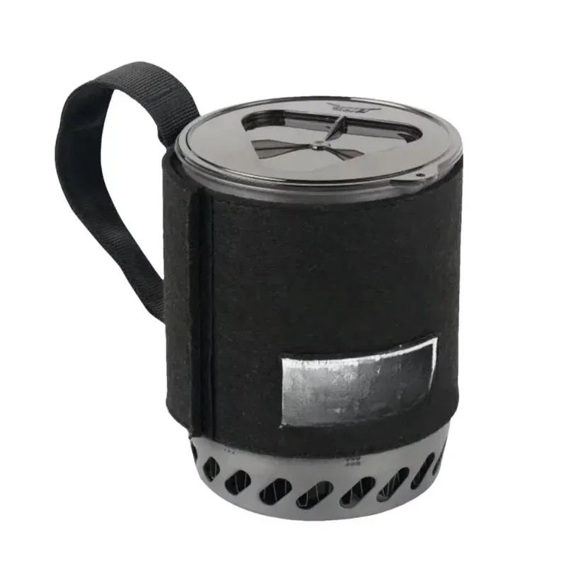 

Camping integrated heat collector burner outdoor ultra-light jet boiling gas stove fast burner hiking stove cooking pot