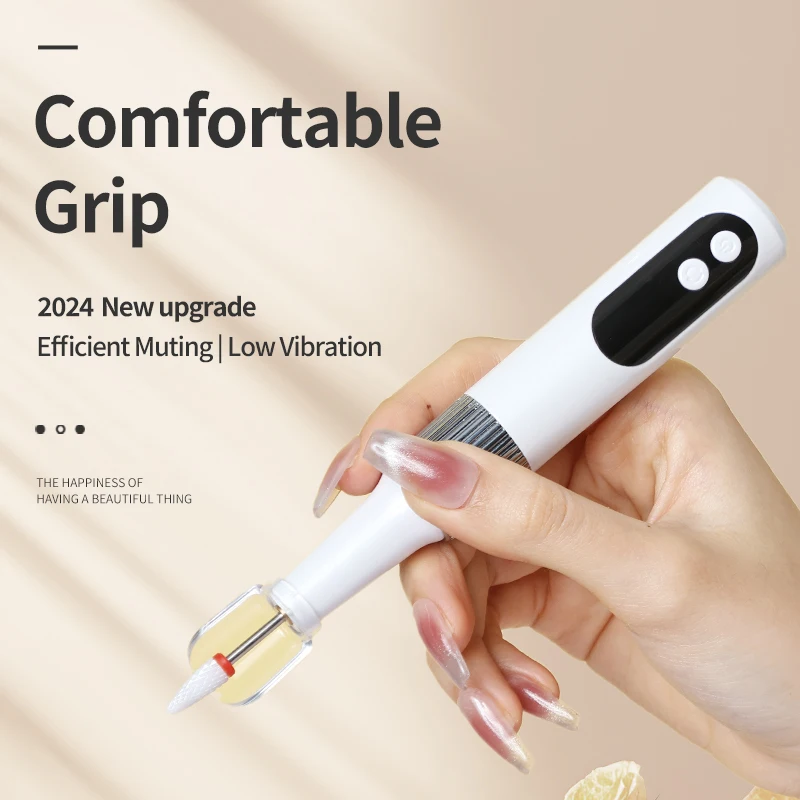 전동 네일 폴리셔 드릴 비트 전문가용 손톱 연마 광택 죽은 피부 제거 아트 샌딩 파일 펜 매니큐어 기계