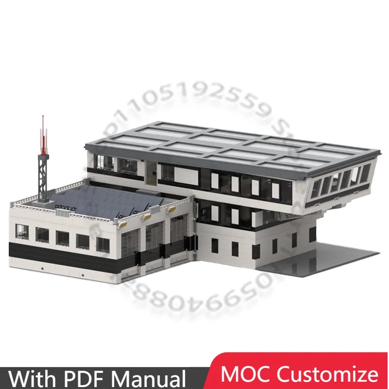 

5765 деталей Модульный конструктор: Станция SEG, модель MOC, технология модульного строительства, DIY-набор для мальчиков, игрушка-конструктор, подарок