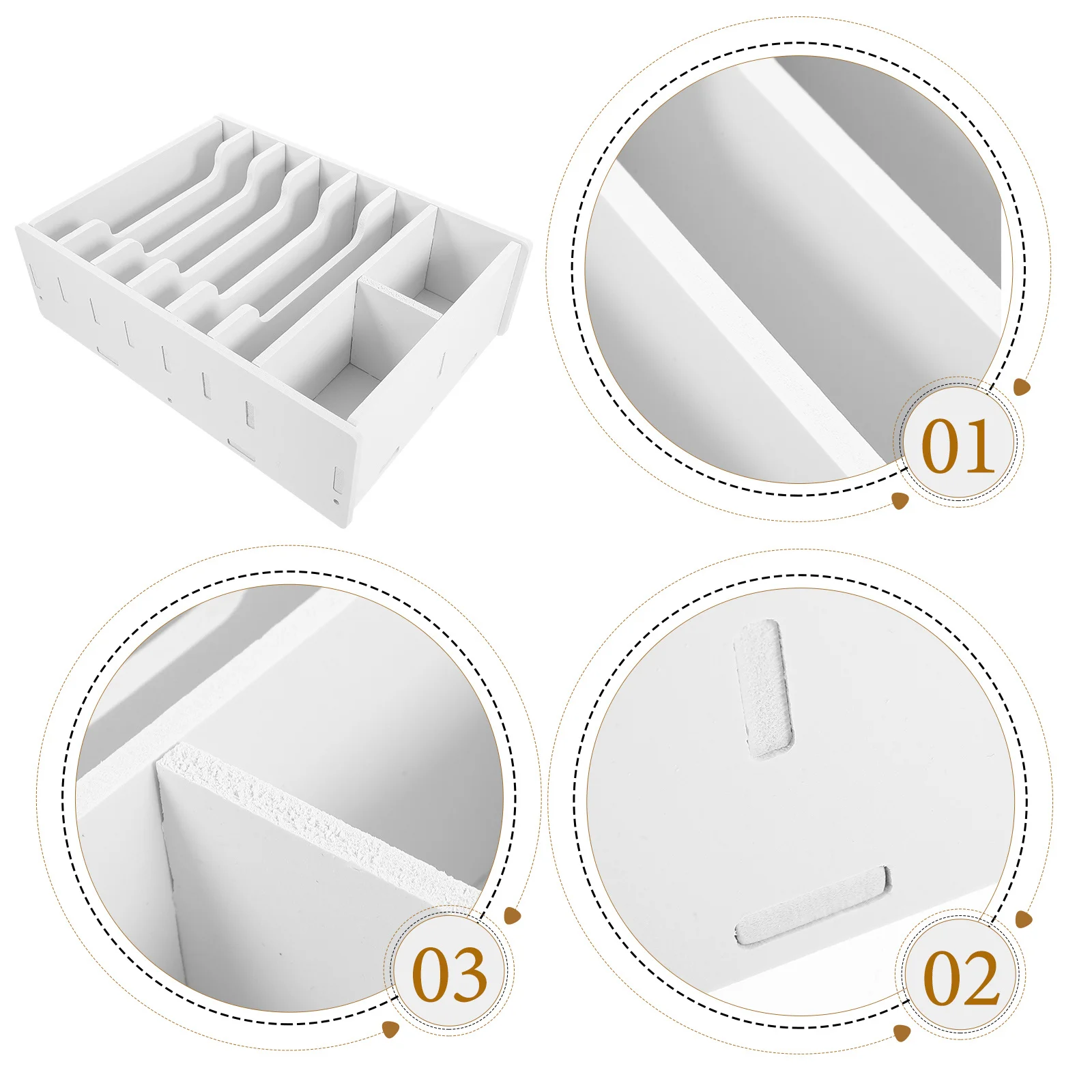 

Zero Money Storage Box Multi-Grid Cash Organizer For Coins Bills Ticket Sorting Case Portable Currency Holder Desk