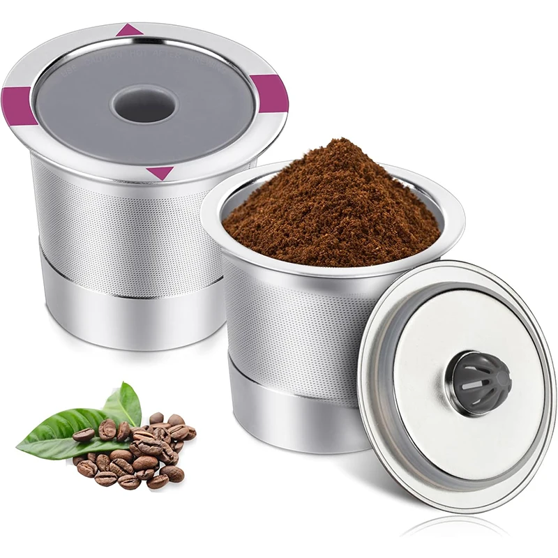 

Reusable K Cup Coffee Pods, Stainless Steel Refillable K Cup Coffee Filters for Keurig 1.0 and 2.0 Coffee Makers