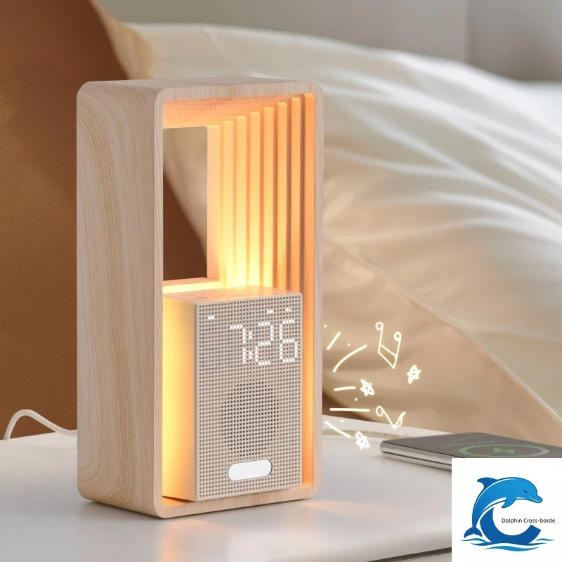 Suitable for Sunrise Wake-up Alarm with White Noise, Bedside Sleep Aid Night Lamp