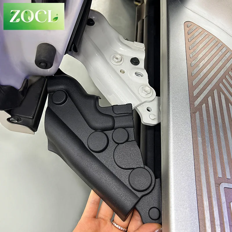 New For Toyota Alphard 30 Series Middle Door Link Protective Cover ABS Anti-Rust Protective Sticker Interior Decoration Accessor