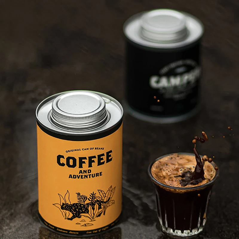 Koffieboon Verzegelde Opslag Kan Outdoor Camping Blikken Doos 150G/200G Verpakking Opslag Pot Verse ademhaling Blikje
