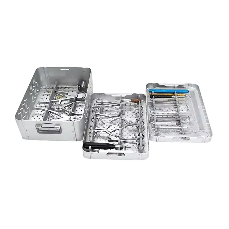 Surgical Medical Alps Tplo Vet Locking Plate System Universical Basic Veterinary  Instrument Set