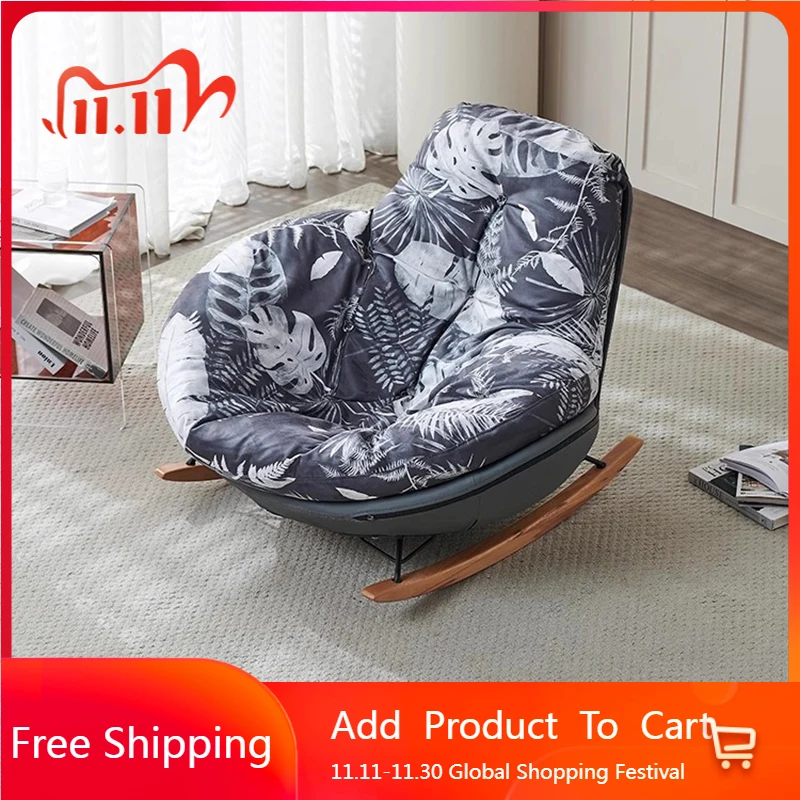 

Расслабляющие стулья-качалки для гостиной, мобильные роскошные стулья для спальни, дизайнерские удобные стулья для чтения Fauteuil Salon, мебель для дома