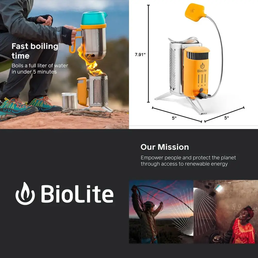 

CampStove 2+ Wood Burning, Electricity Generating & USB Charging Camp Stove