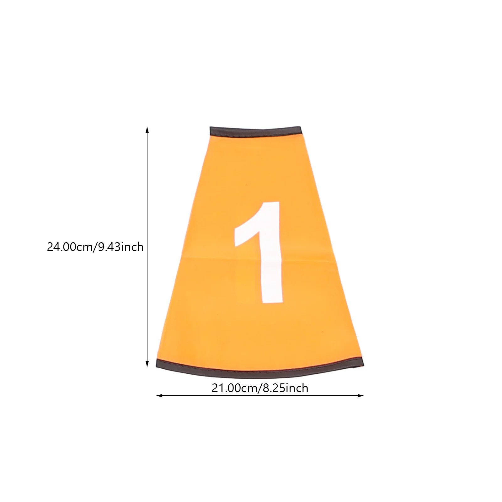 10 Pcs Logo Bucket Protective Sleeve Roadblock Cone Covers Numbered Sign Toy Belt Protectors Digital Polyester Cloth