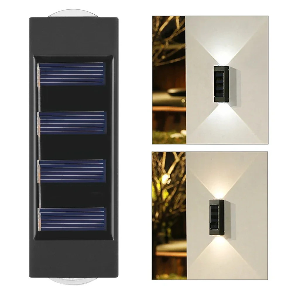 Wall Splicing Solar Lights Garden Fence Waterproof Solar Led Light Outdoor Wall Lamp Courtyard Street Landscape Garden Decor