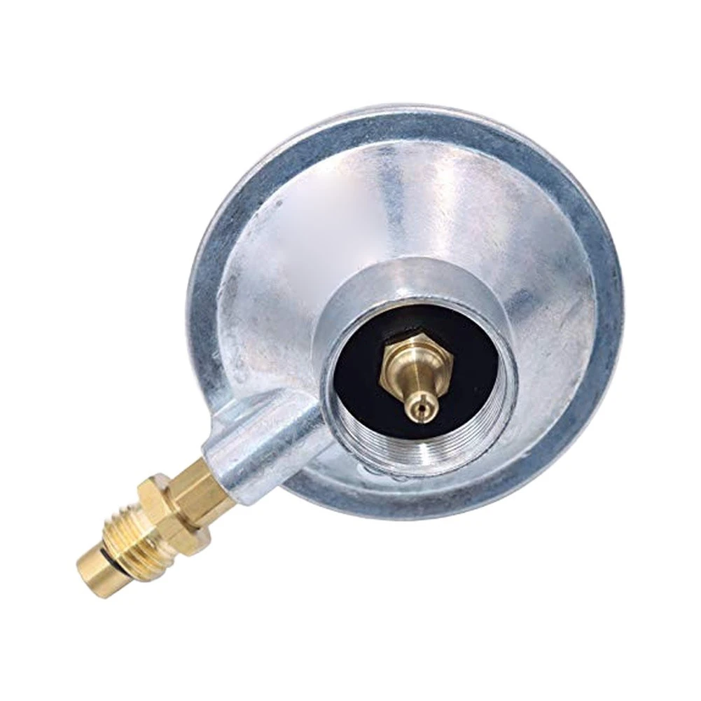 Propane Regulator with Adjustable 6 to For 18 W.C Setting for For 1 lb Tanks Certified 47600 BTU/hr Flow Capacity