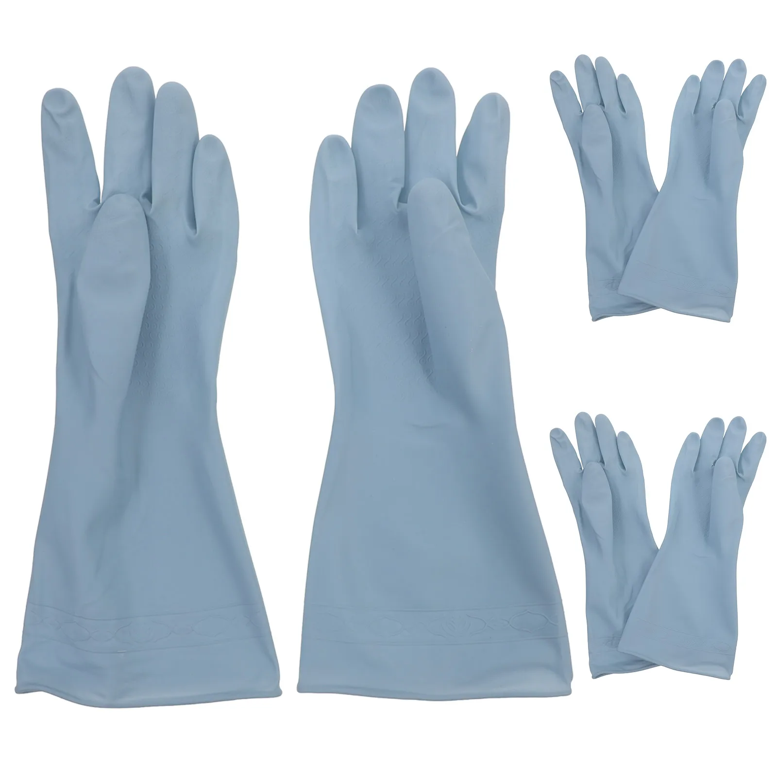 

3Pairs Waterproof Kitchen Gloves Non-Slip Dishwashing Gloves for Household Cleaning Washing Dishes Dishwashing Glove