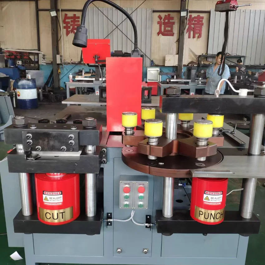 Three-Position Integrated Processing Machine 303 Factory Customization Female Line Bending Machine Factory Direct Sales Female Line Processing Machine Punching Mold Copper Row Copper Plate Processing Punching Mold