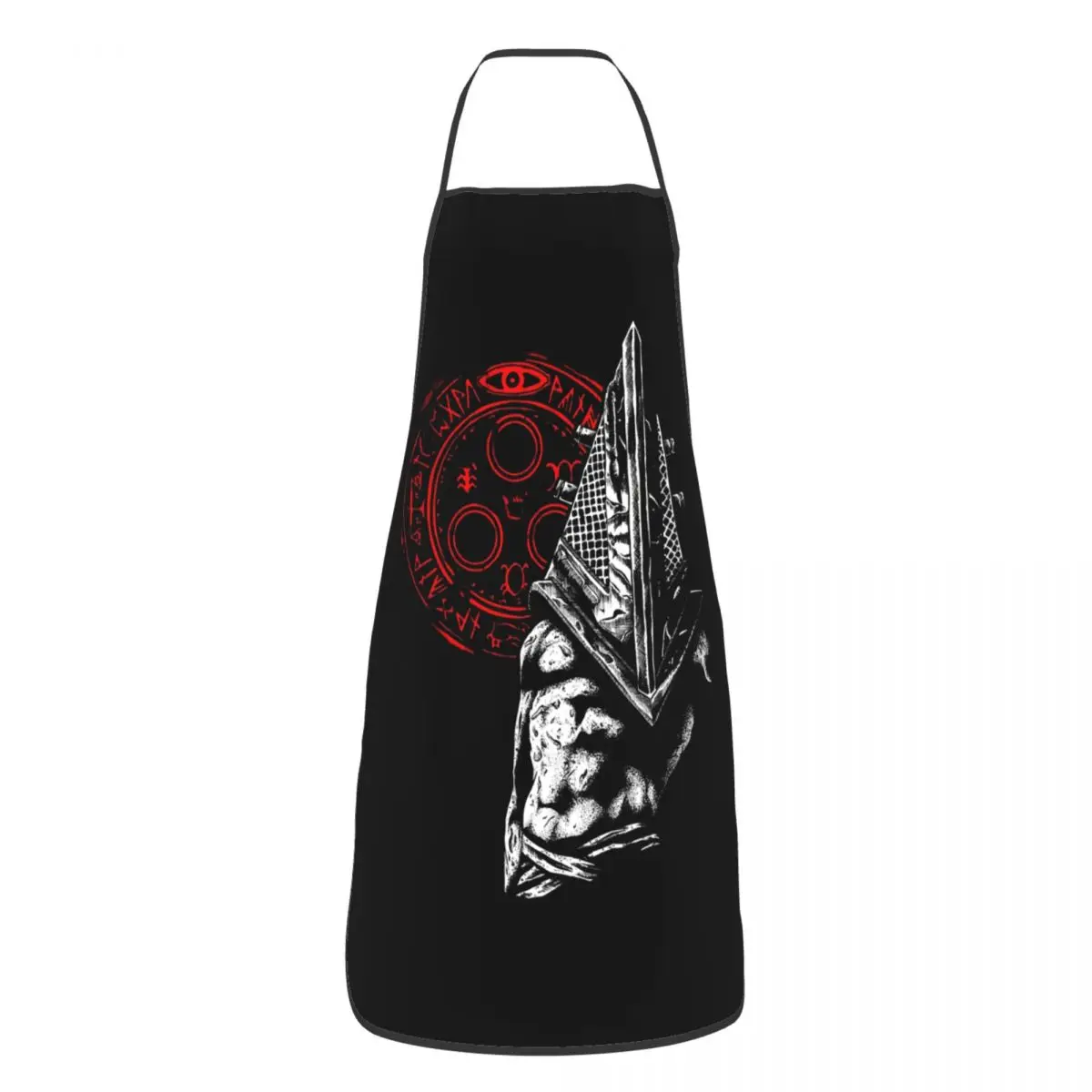 Chain Link And Fog Silent Hill Game Aprons Chef Cooking Tablier Sleeveless Bib Kitchen Cleaning Pinafore for Women Men Gardening