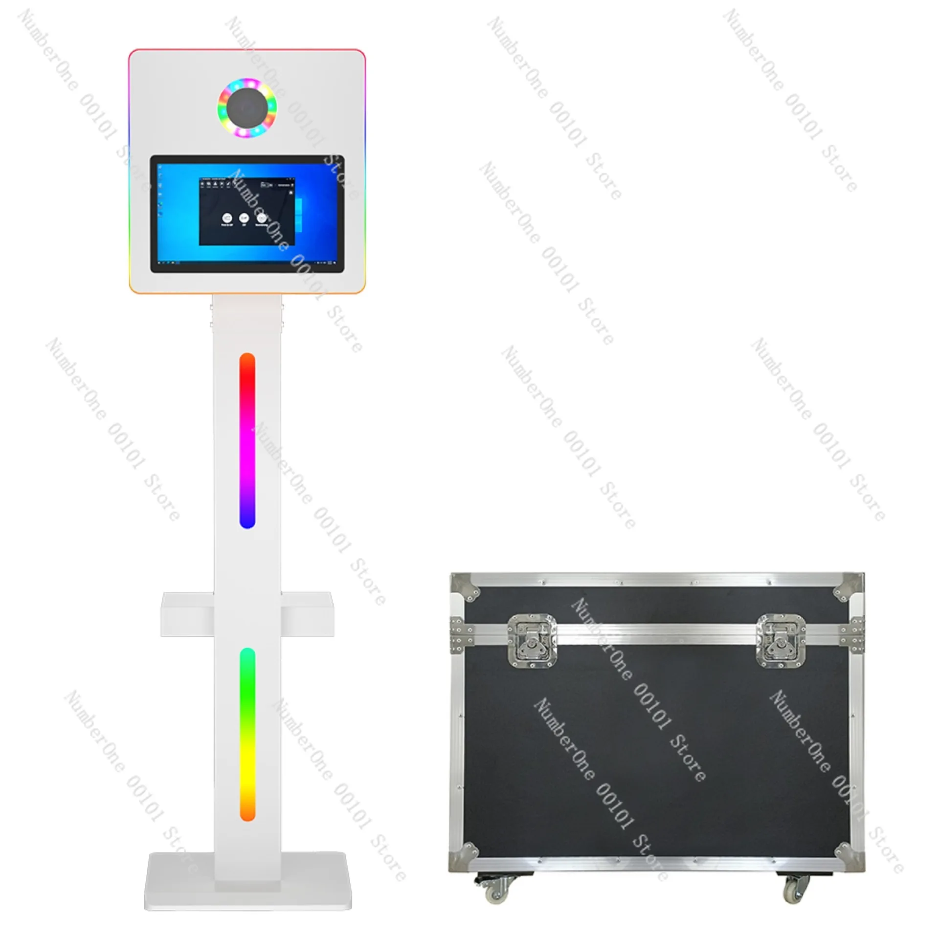 

Square camera, smart flat panel touch printing camera