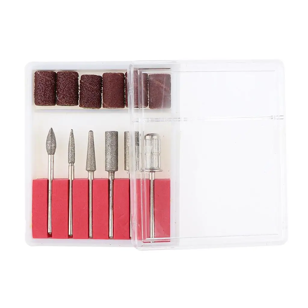 3-4pack 6x Pro Nail Art Kit de lima eléctrica máquina de manicura molienda