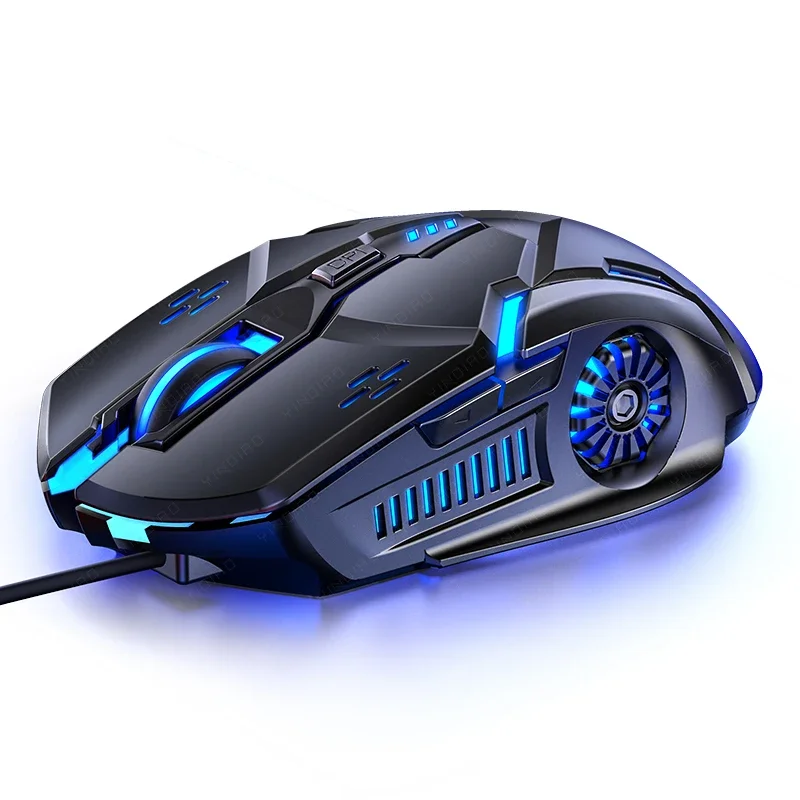 

Yindiao G5 RGB Mute Wired Gaming Mouse Backlight Mechanical Silent Mouse 6 Key RGB E- Sport Mouse For Computer Laptop Gamer