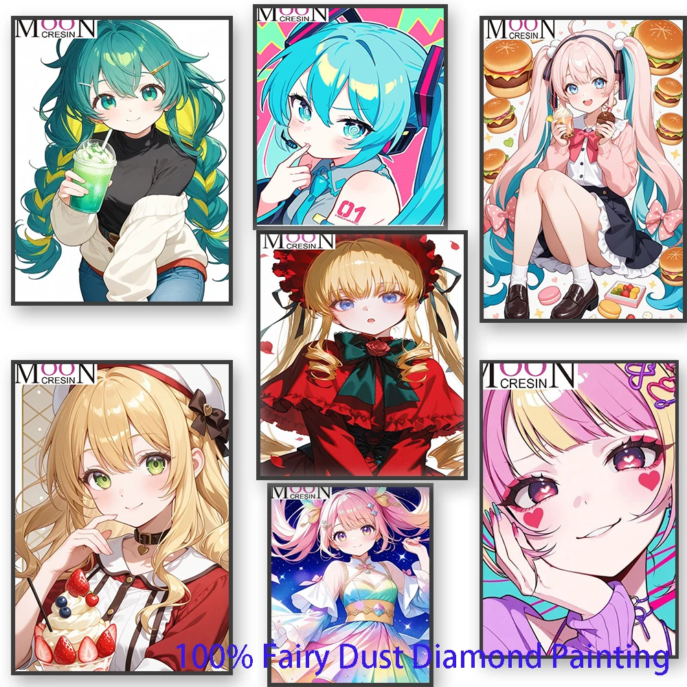 

Rose of the Virgin Mary Fairy Dust Square Full Diy Diamond Painting Cross Stitch Embroidery Mosaic Home Decor Picture Crystal AB