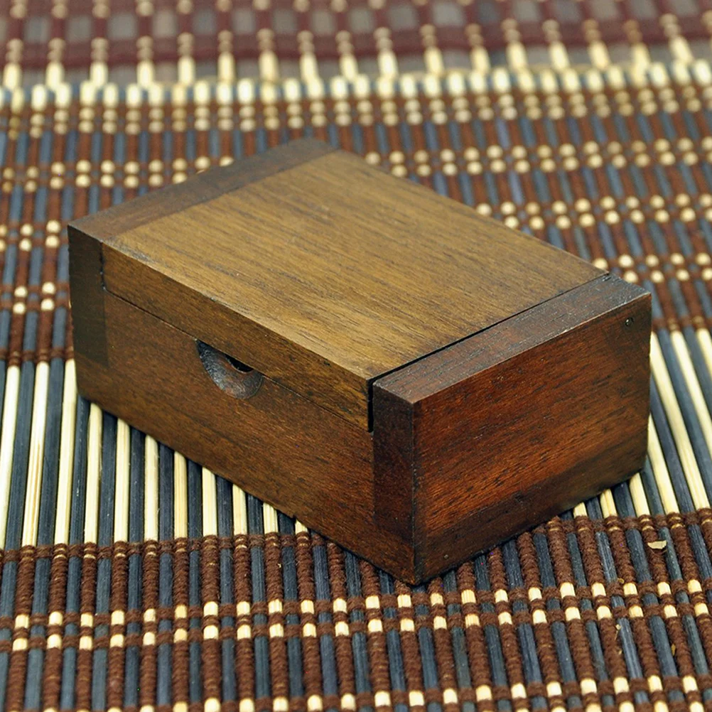 

Retro Wooden Jewelry Case Elegant Design Multi-Functional Organizer for Small Items Home Bar Ktv Decor Wooden Jewelry Holder