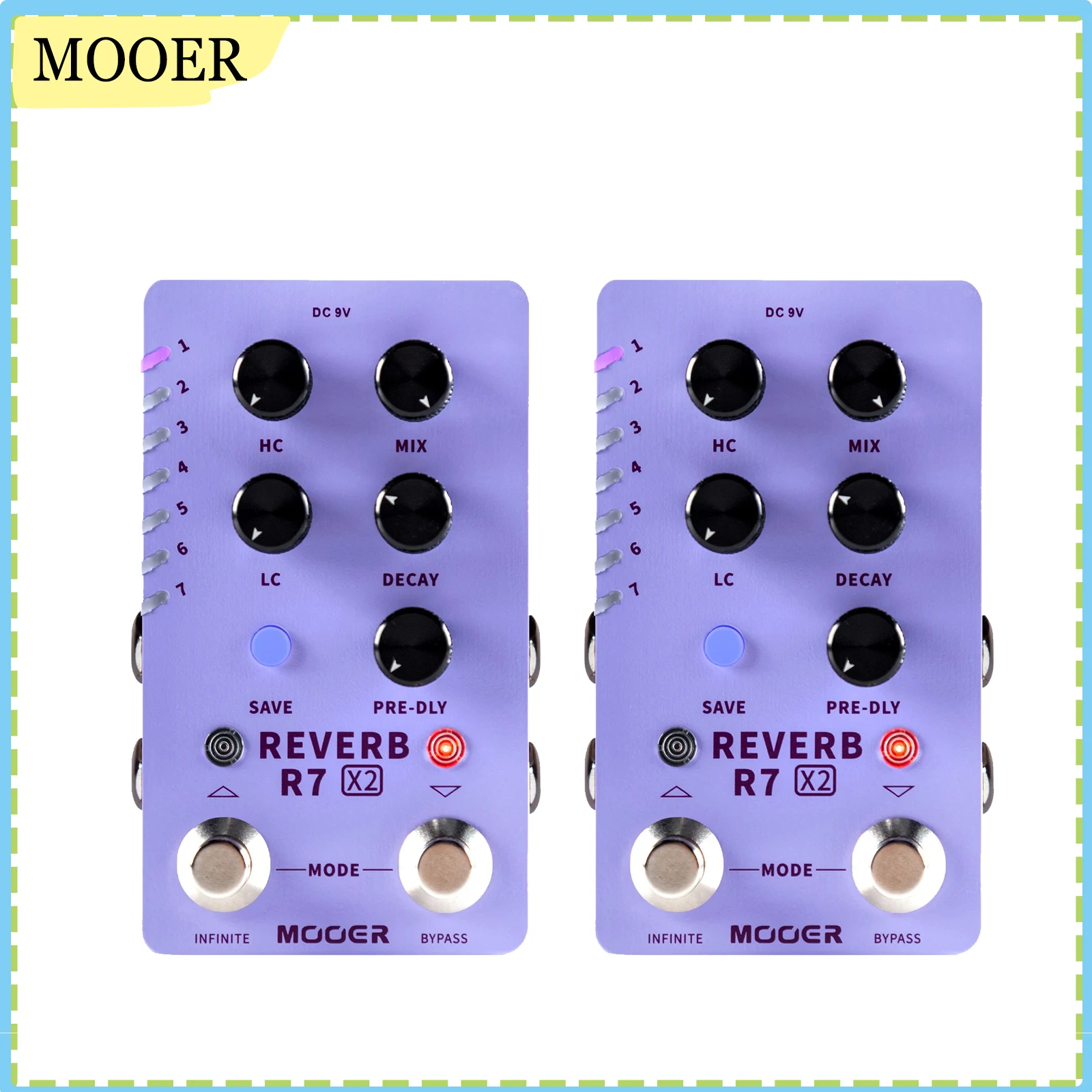 Mooer R7 Reverb X2 …