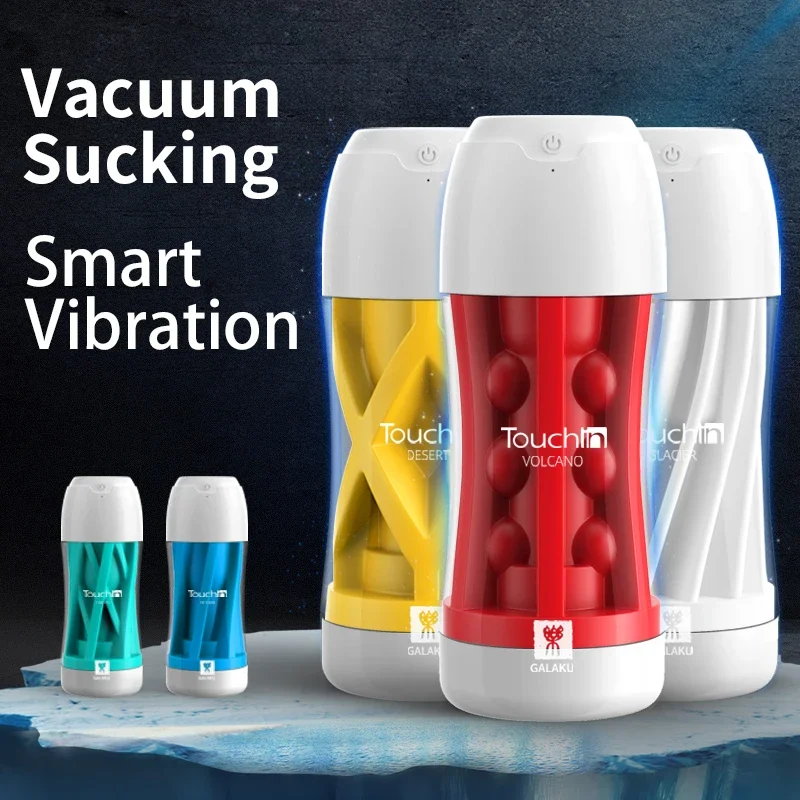 

Real Pussy Ass Vagina Vibrator New Masturbators Penis Vacuum Aspiration Stimulator Sucker Masturbation Cup Adult Toys For Men