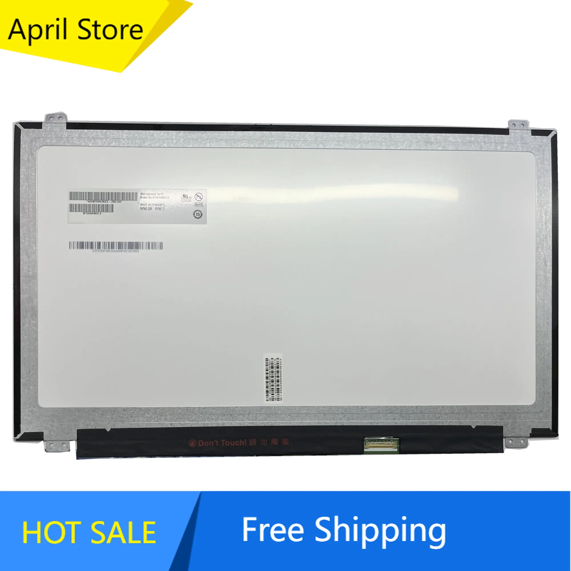 

B156HAN04.3 15.6'' 120HZ Laptop LCD screen IPS 1920*1080 EDP 30 Pins Screen Panel monitor Replacement