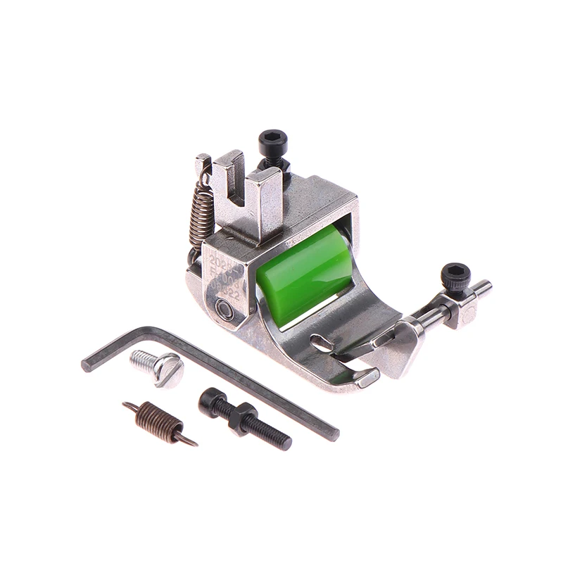 Q7 3-13MM Adjustable Edge Guide Roller Presser Foot Anti Wrinkle Knob Hemming Foot For Industrial Single Needle Sewing Machine