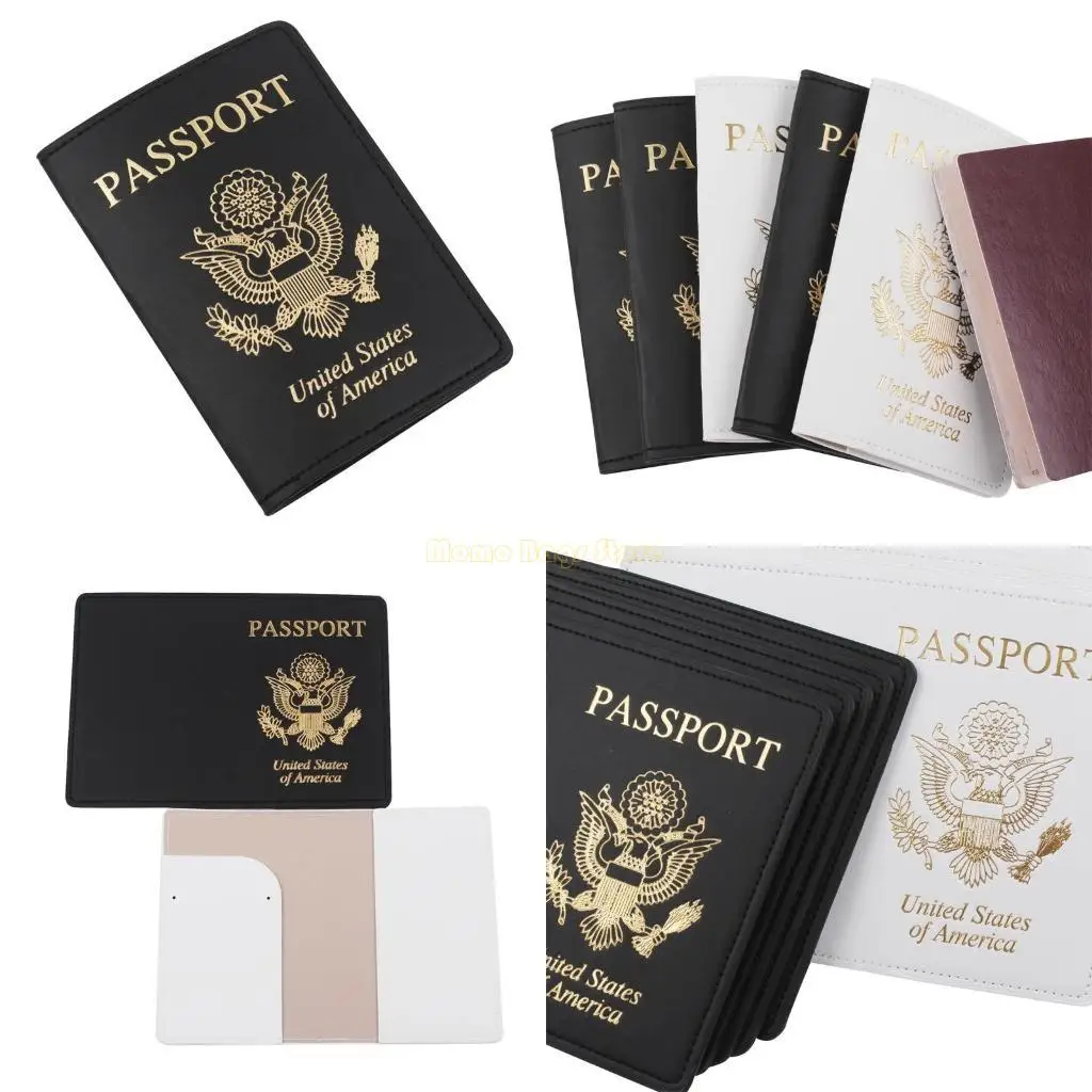 X90d tragbarer USA Reisepasshalter PU Leder -Kartenabdeckung für Case Protector