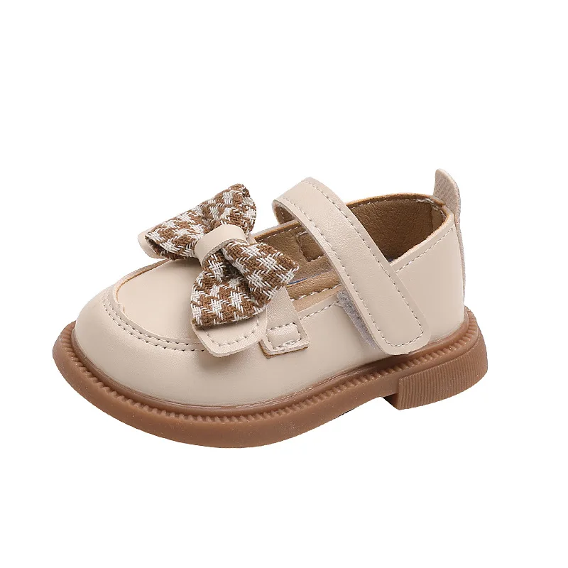 Baby Girls 'Soft Bottom Princess Shoes, Sapatos de couro infantil, Moda, Entrega por atacado