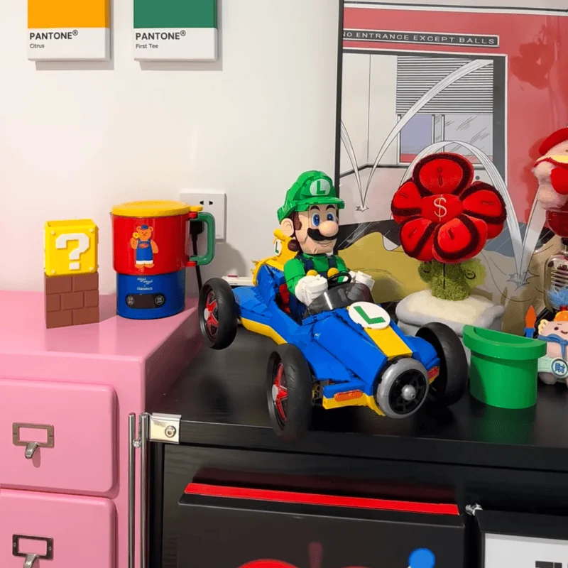 2026 High Sales Film and Television Game Series Building Blocks Luigi Kart 2234 Pcs Suitable for Birthday Gifts To Fans view 5