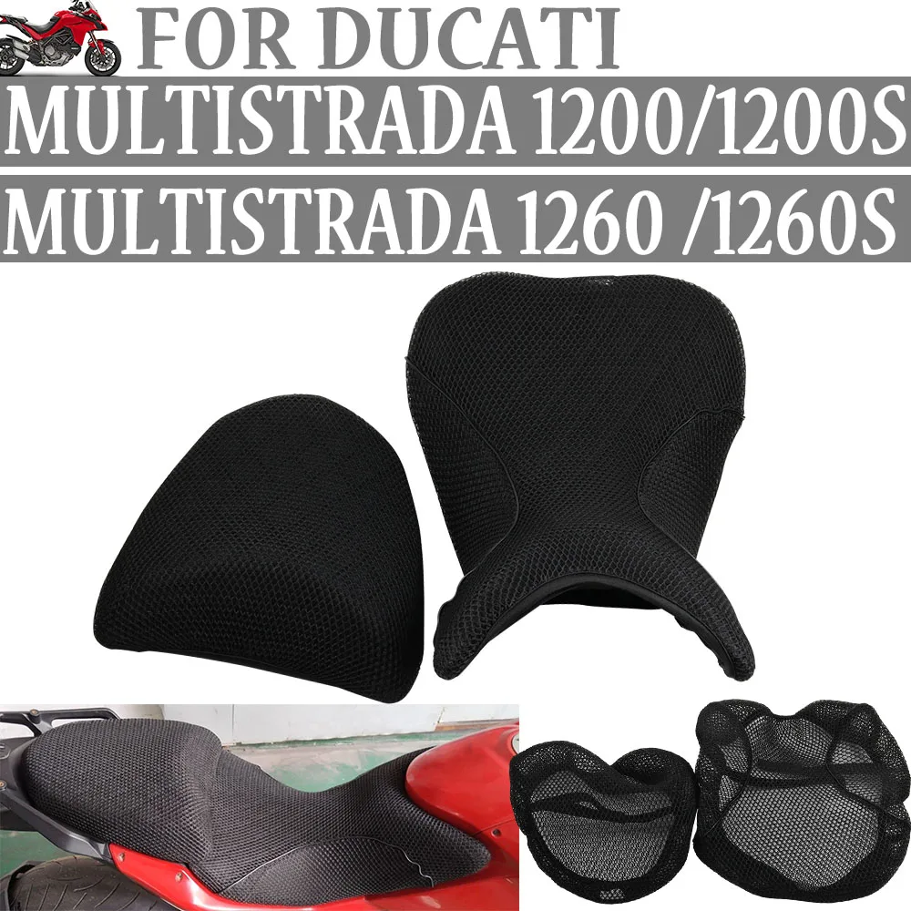 

Motorcycle Seat Cover Cushion Pad Guard Protection for DUCATI Multistrada 1200S 1200 S MTS 1260 1260S Breathable Sunproof