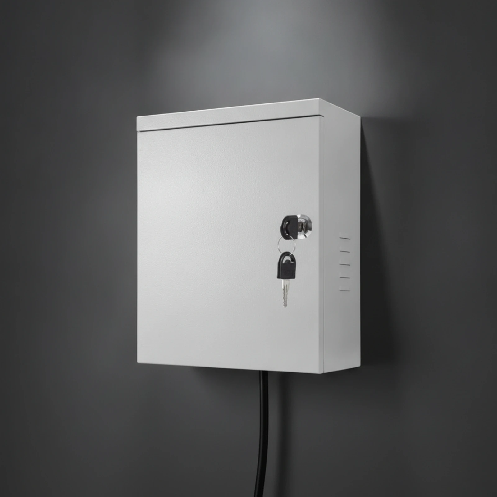 Lockable Metal EV Charging Cabinet Weatherproof Rainproof EV Charging Enclosure Waterproof Dustproof for Garage, Driveway