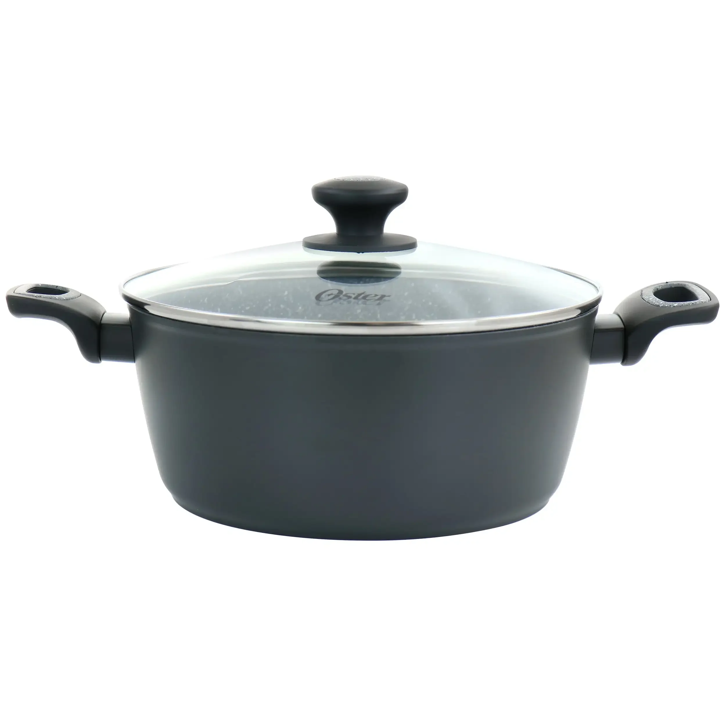 

5.3 Quart Nonstick Aluminum Dutch Oven in Speckled Gray
