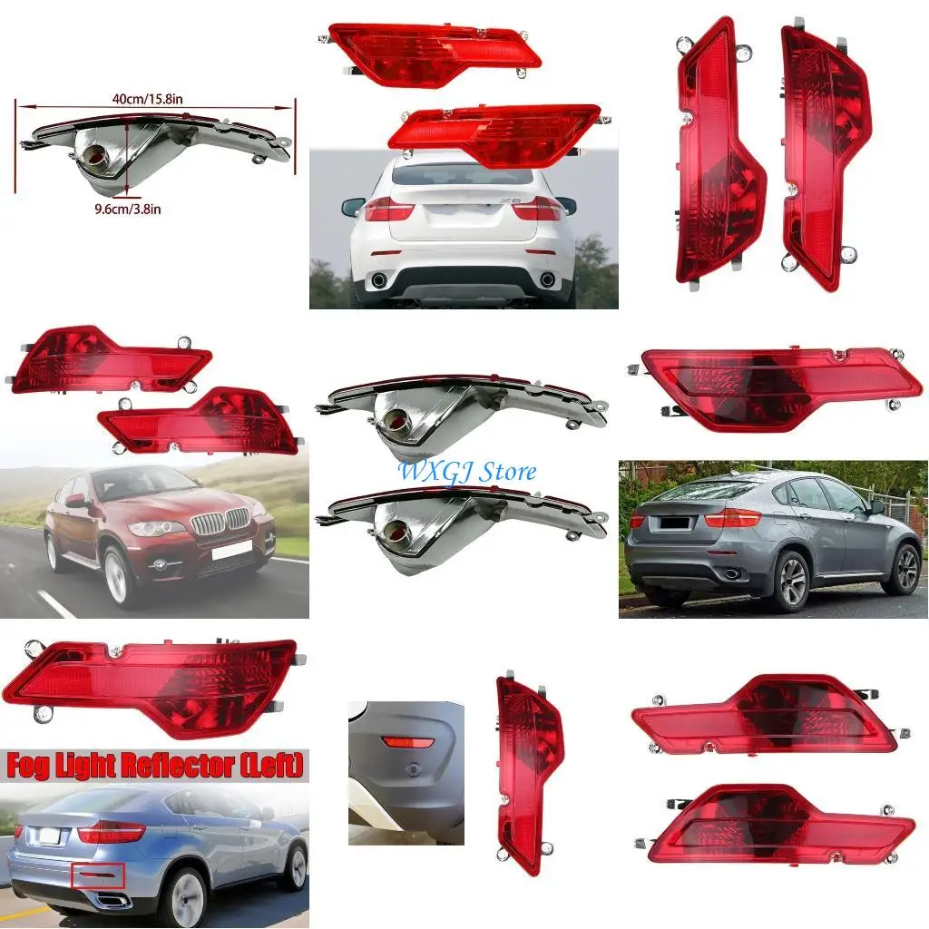 

37JE Rear Bumper Fog Light Reflector 63147187220 Replacement Rear Fog Lamp Reflector