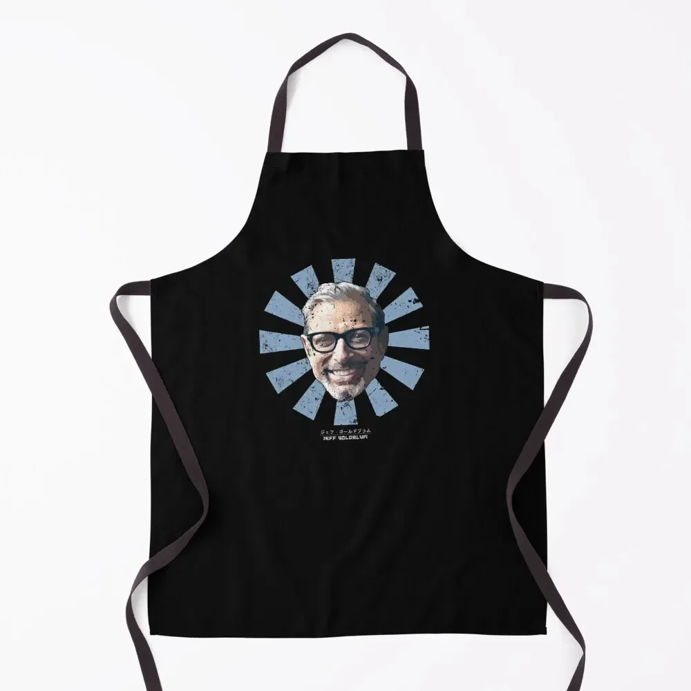 

Jeff Goldblum Retro Japanese Apron Kitchen Women Kitchen Accessories 2022 Chef Uniform Woman with pockets Apron