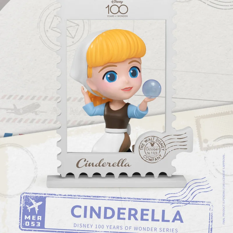 Disney Beast Kingdom100th Anniversary Winnie The Pooh Dumbo The Little Mermaid Stamp Version Ornament, alta calidad, coleccionable