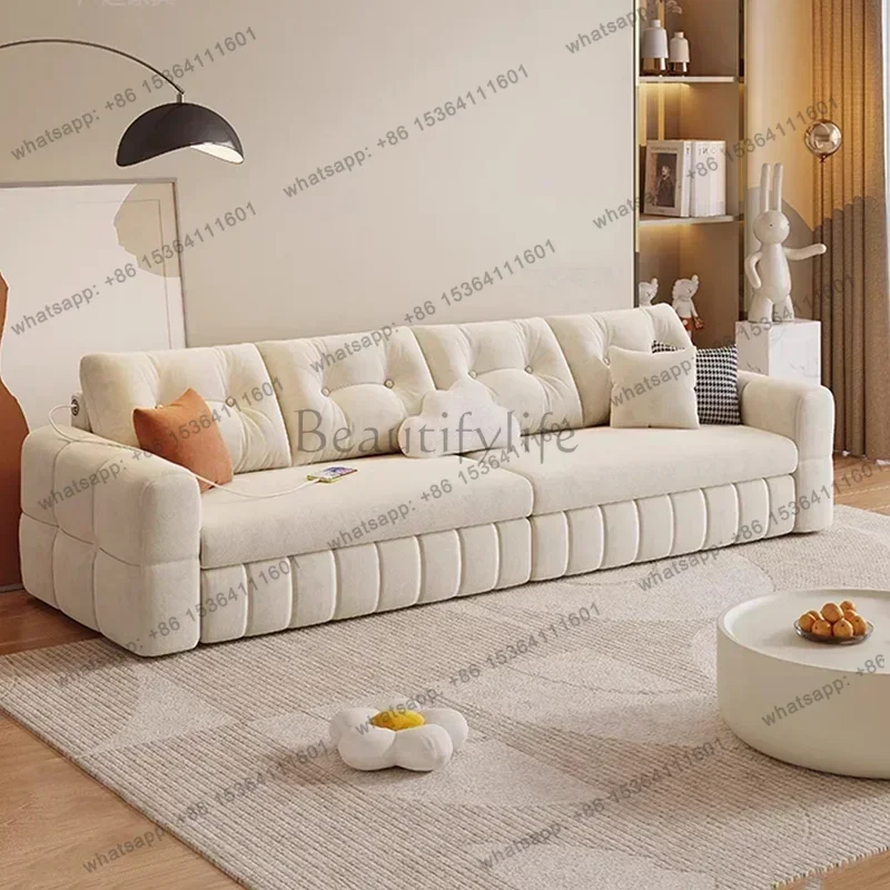 PG USB Velvet Couches Waterproof Comfortable Foldable Luxury Sofa Bed Modern Lounge Designer Sofa Plegable Living Room Furniture