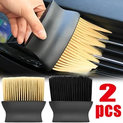 Car Interior Cleaning Brush Car Air Outlet Detail Crevice Dust Removal Brush Home Office Dust Cleaning Tools Auto Accessories