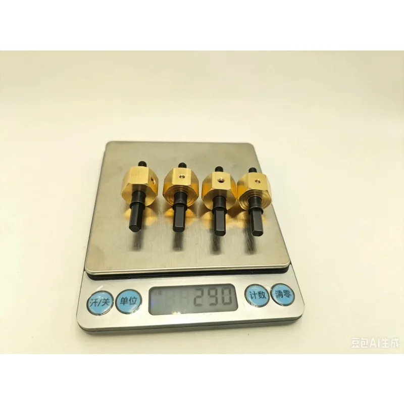 1/7 Scale RC Crawler Brass Widening Hex Adapter 6mm Single Side for CK5811V2 CK5812 CK5816 Upgrade, No Mod Required