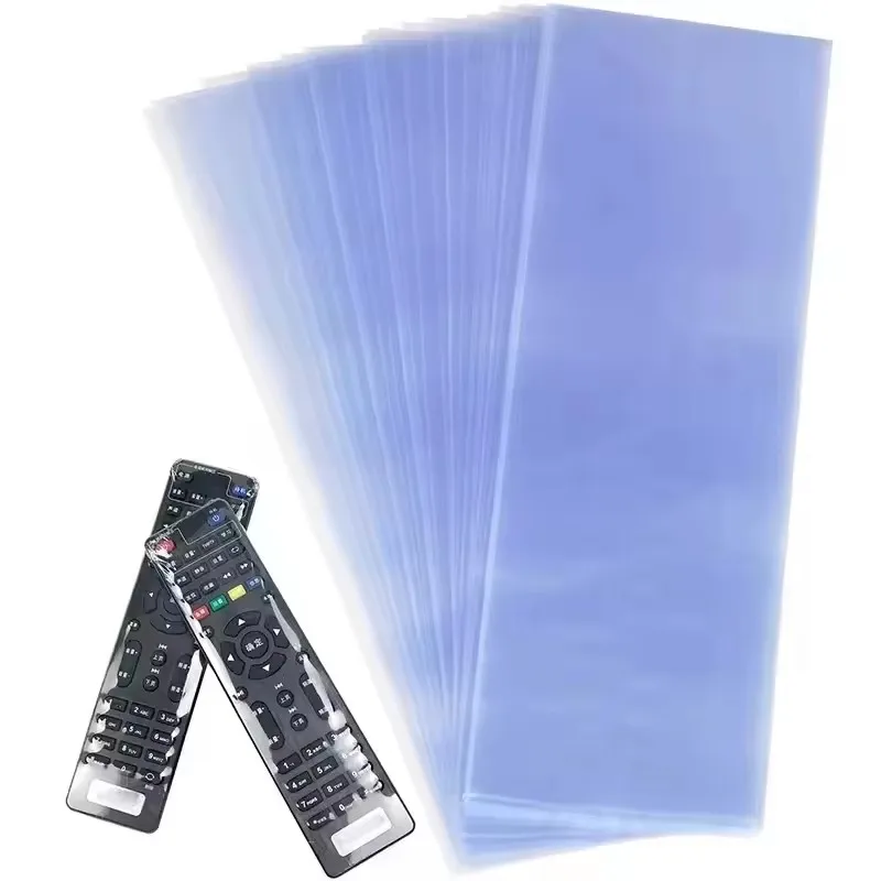 5/10/20PCS Transparent Heat Shrink Film TV/ Air Condition Remote Control Cover for Xiaomi Samsung Universal Protective Bag Case