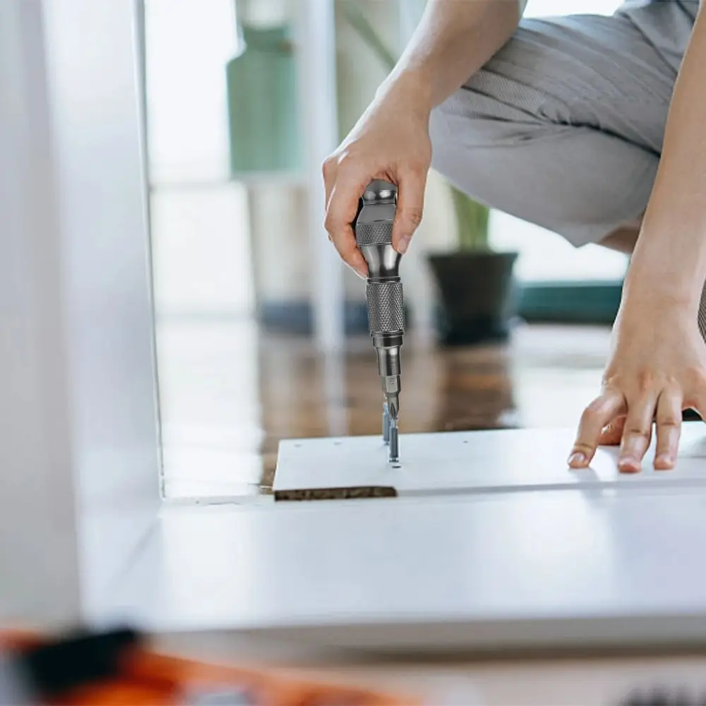 

Aluminum Alloy 6.35mm Bits Holder Ergonomic Magnetic Mini Screwdriver Bits Holding Bar Sturdy Durable 6.35mm Hex Shank Bit