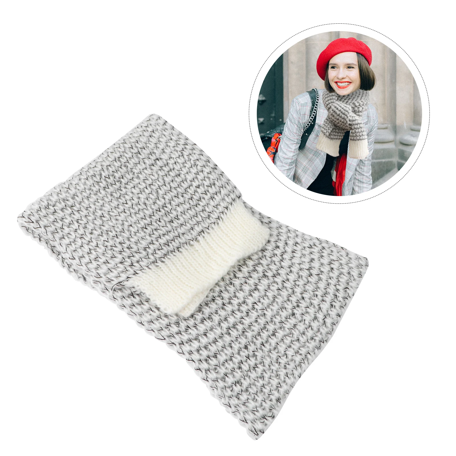

Super Soft Skin-Friendly Mohair Warm Scarf Wrap Shawl Plaid Winter No Shedding Easy Wash For All Clothes