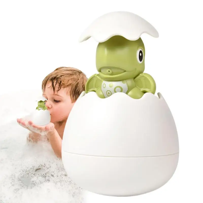 Shower Head Tub Toy Cartoon Egg Bath Toy Funny Floating Ball Egg Bath Toy Hatching Dinosaur Toy For Birthday Parties Christmas