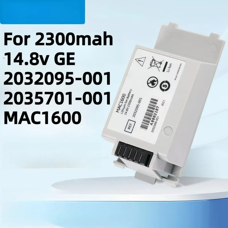 For 2300mah 14.8v GE 2032095-001 2035701-001 MAC1600 ECG Battery