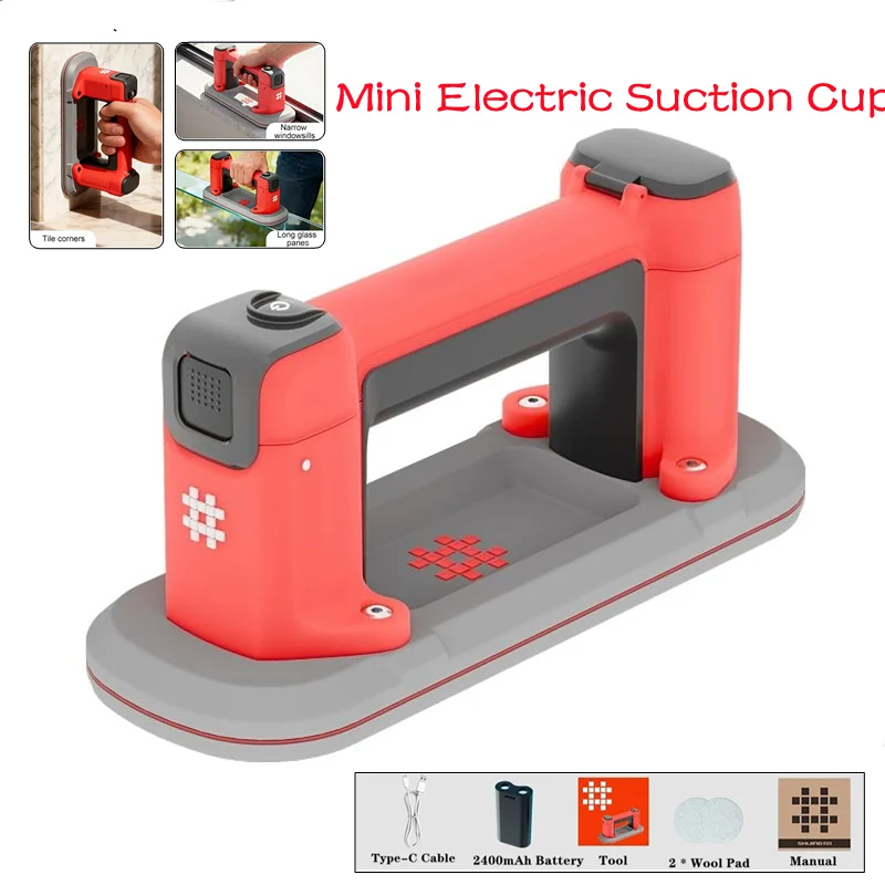 

Mini Narrow Strip Suction Cup Smart LED Digital Display Electric Vacuum Suction Cup Powerful Heavy-Duty Automatic Air Pressure